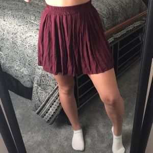 Maroon skirt